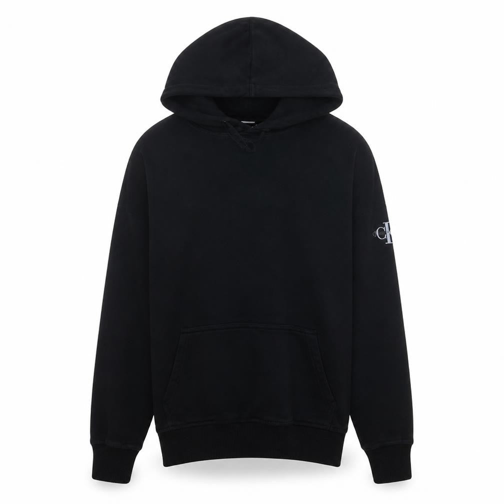 Calvin Klein Jeans Men's Black Pullover Hoodie XS Logo Fleece
