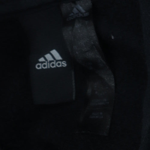 Adidas Men's Black Pullover Hoodie L Fleece Logo Sportswear