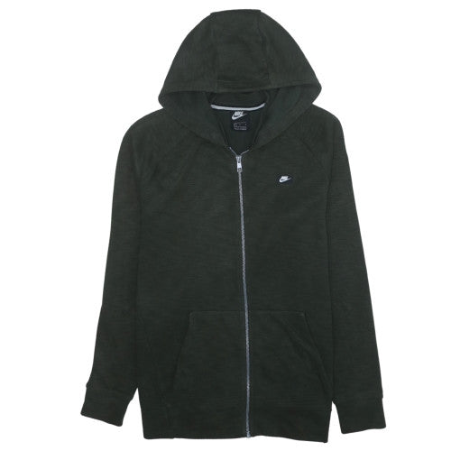 Nike Men's Green Full Zip Hoodie Size L Regular Fit