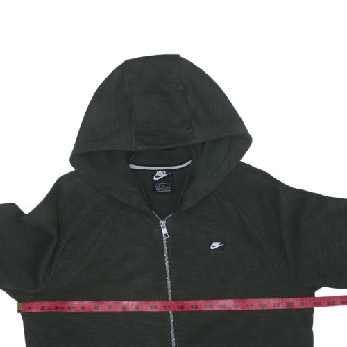 Nike Men's Green Full Zip Hoodie Size L Regular Fit