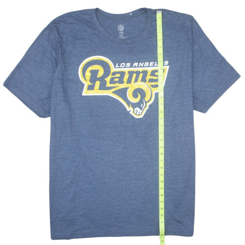 NFL Pro Line Los Angeles Rams Men's Blue 4XL Cotton Graphic T-Shirt
