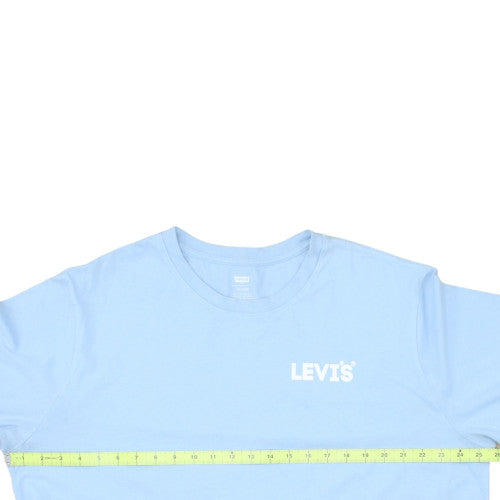 Levi’s Men Blue Relaxed Fit Logo Cotton T-Shirt XL