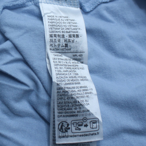 Levi’s Men Blue Relaxed Fit Logo Cotton T-Shirt XL