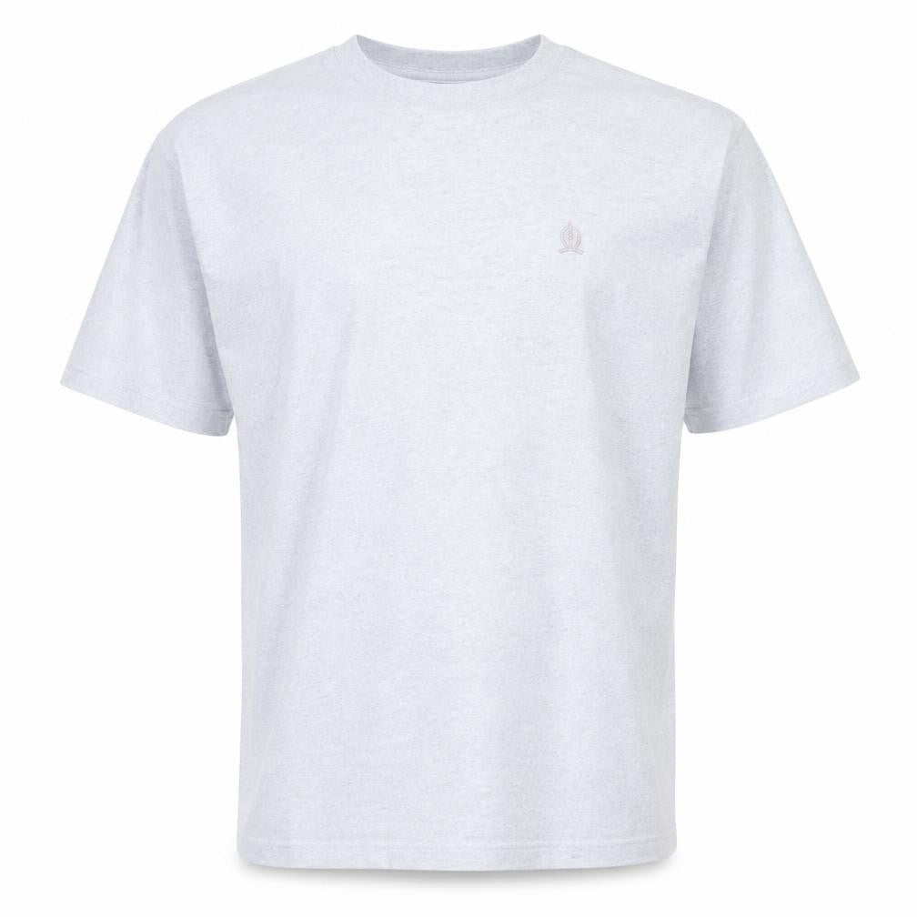 Tommy Hilfiger Men's Grey 2XL Classic Embroidered Logo Cotton T-Shirt