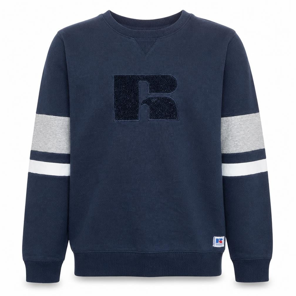 Russell Athletic Men's Blue L Pullover Sweatshirt Crew Neck