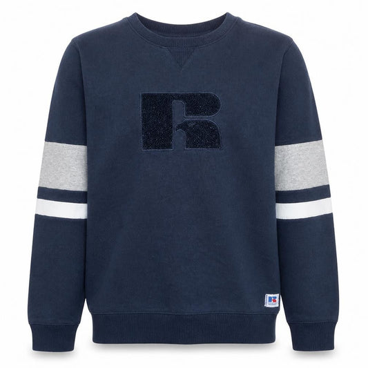 Russell Athletic Men's Blue L Pullover Sweatshirt Crew Neck