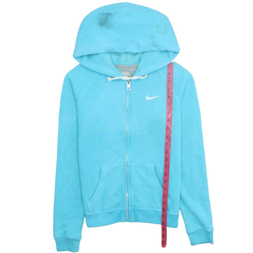 Nike Men's Blue Full Zip Hoodie Size S Athletic Dept Logo