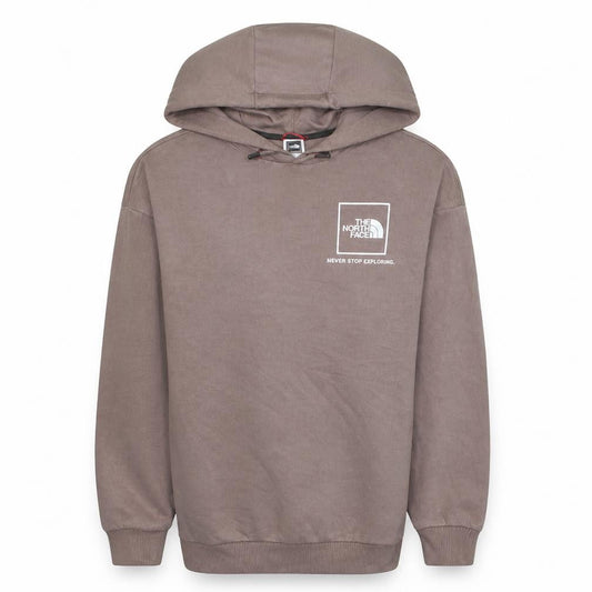 The North Face Womens Brown Pullover Hoodie S Cotton Blend