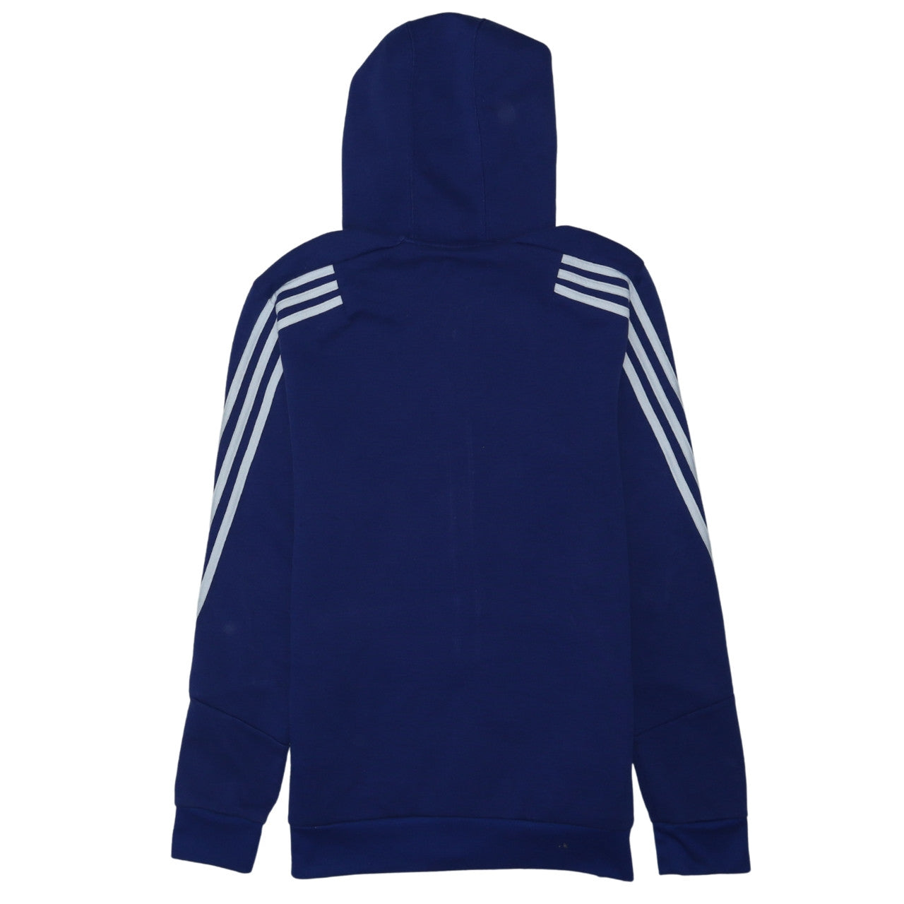 Adidas Boys Blue Full Zip Hoodie XL 15-16 Years Primegreen