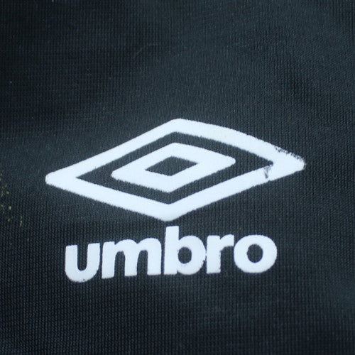 Umbro Men's Black XL Track Pants with Side Stripe and Zip Pockets