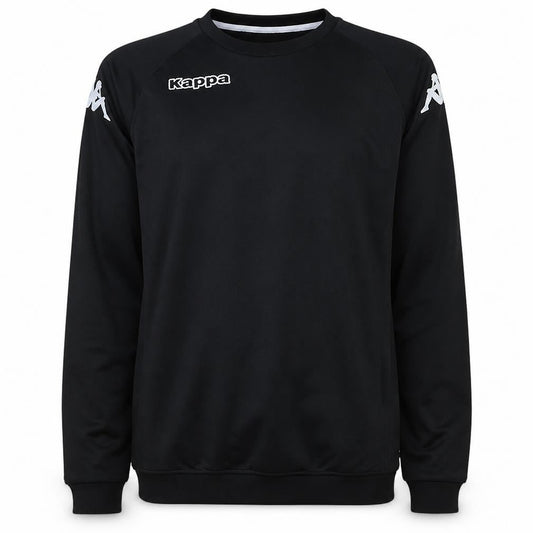 Kappa Men's Black XL Pullover Sweatshirt Crew Neck Sports Top