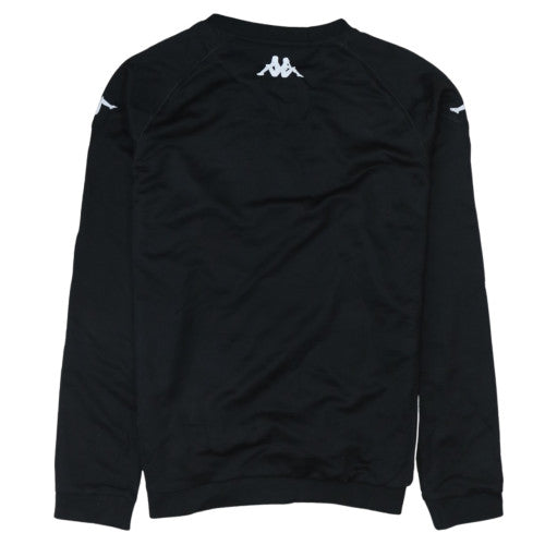 Kappa Men's Black XL Pullover Sweatshirt Crew Neck Sports Top