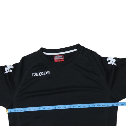Kappa Men's Black XL Pullover Sweatshirt Crew Neck Sports Top