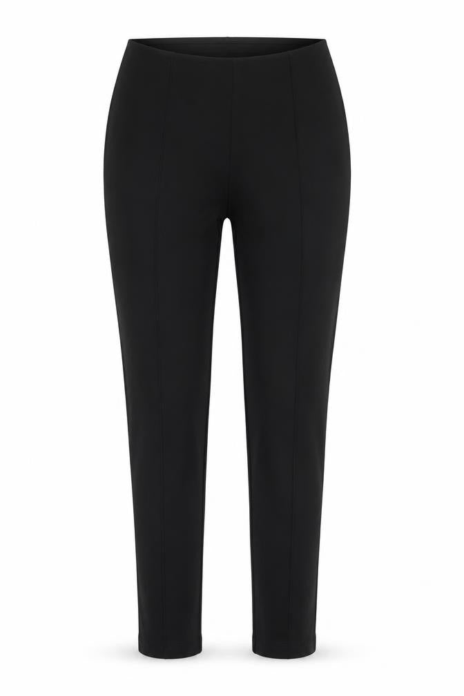 Dunnes Womens Black Slim Leg Stretch Jersey Trousers S