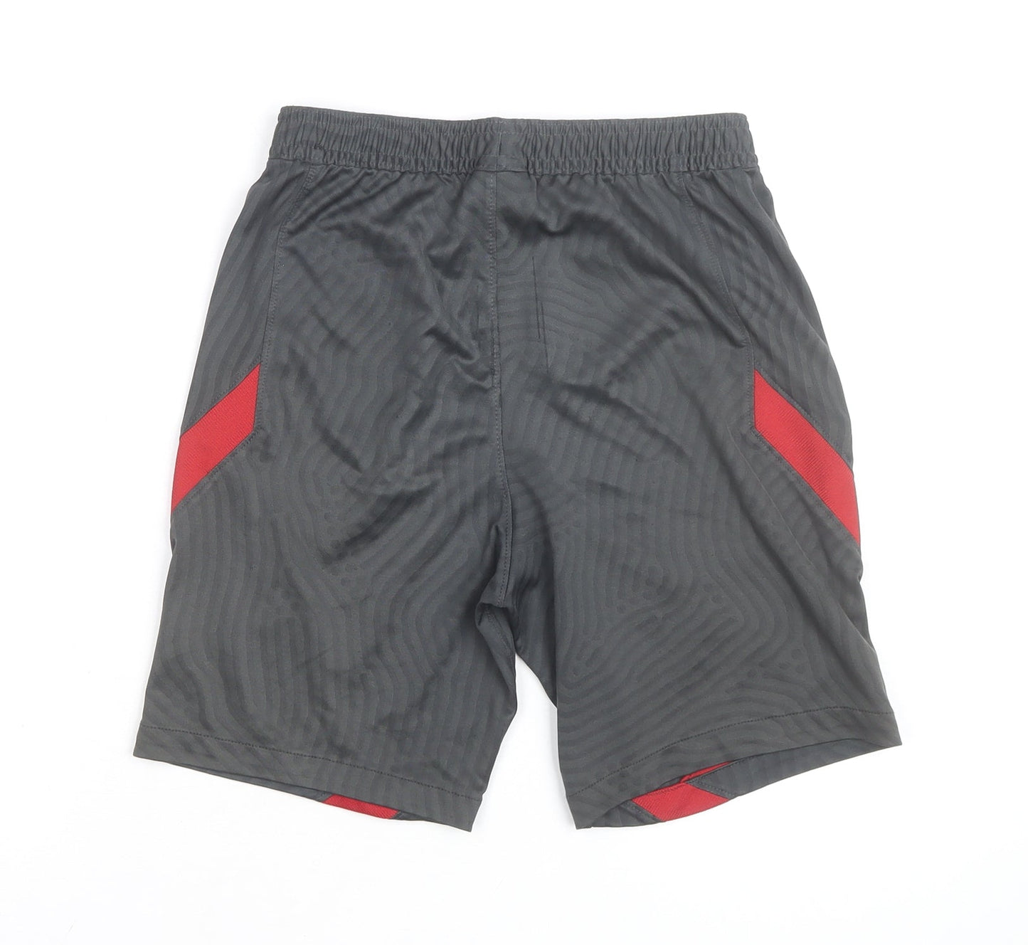 Nike Boys Grey L Liverpool FC Dri-Fit Athletic Football Shorts L 147-158cm