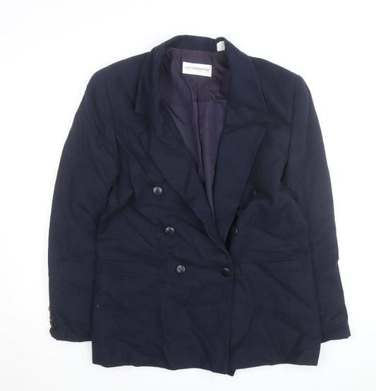Liz Claiborne Men's Blue Wool Classic Blazer Jacket Size M