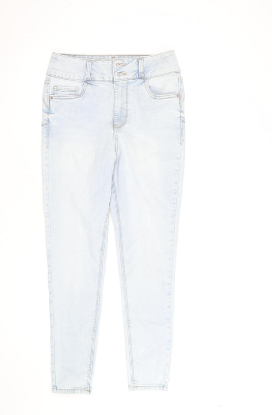 New Look Women’s Light Blue High Waist Skinny Jeans Size 12