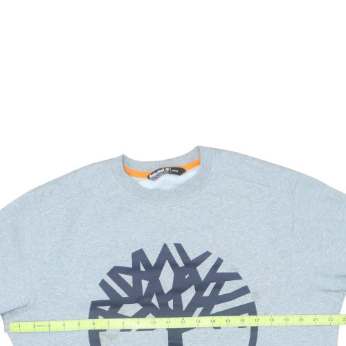 Timberland Mens Grey Regular Fit Logo Sweatshirt M
