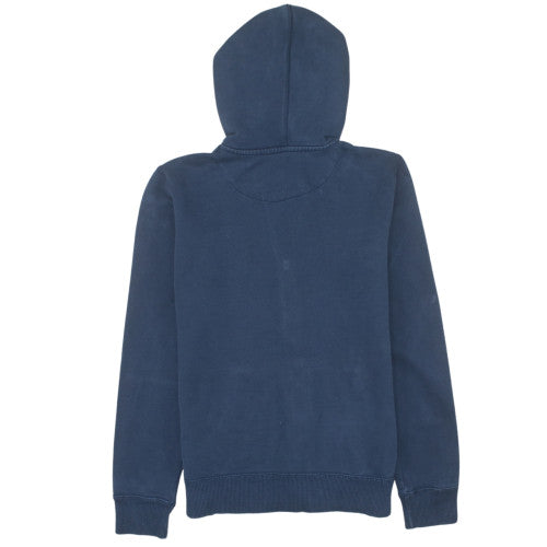 Nike Men's Blue Full Zip Hoodie Size M Cotton Fleece Sweatshirt