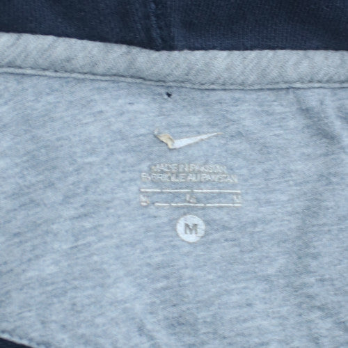 Nike Men's Blue Full Zip Hoodie Size M Cotton Fleece Sweatshirt