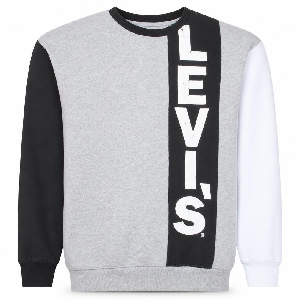 Levi's Boys Grey Colourblock Logo Pullover Sweatshirt 16 Years