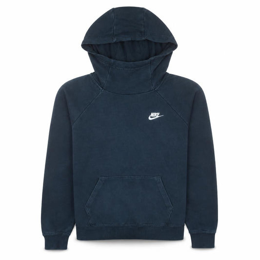 Nike Men's Blue Pullover Hoodie Size M Fleece Sweatshirt