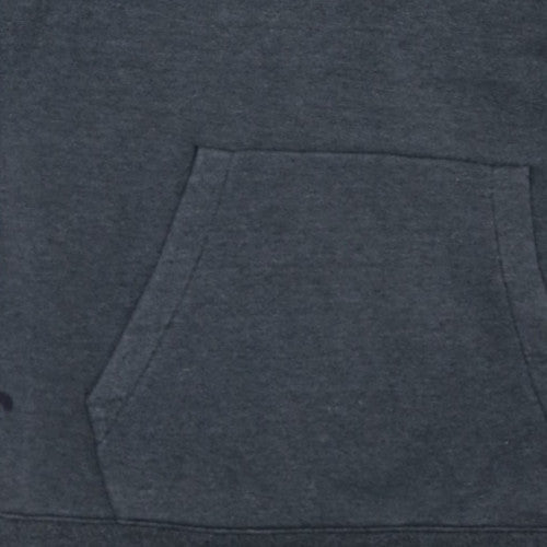 Nike Men's Grey Pullover Hoodie M Regular Fit Fleece Sportswear