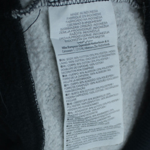 Nike Mens Grey Striped Full Zip Hoodie Size L Sportswear