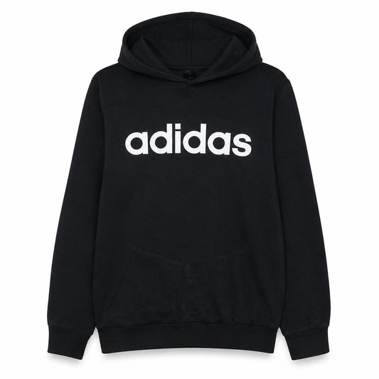 Adidas Women Black Pullover Hoodie Size L Hooded Sweatshirt