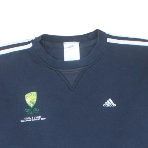adidas Men's Blue Pullover Crew Neck Sweatshirt Size M