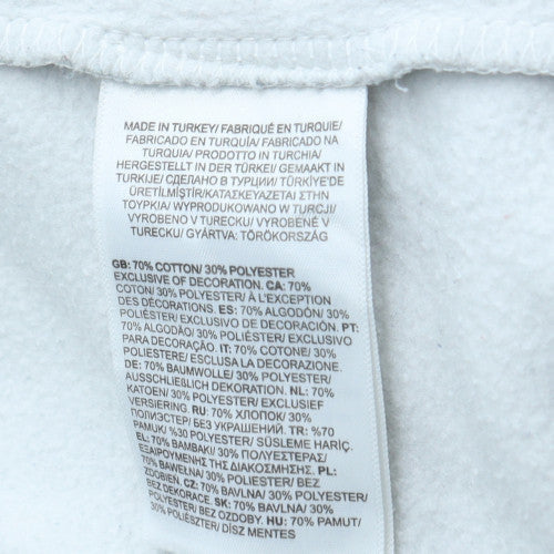 The North Face Boys White XL Pullover Hoodie Cotton Blend Graphic Print