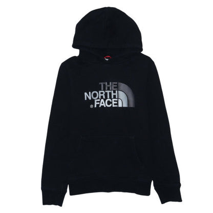 The North Face Boys Black XL Pullover Hoodie 100% Cotton Graphic Logo