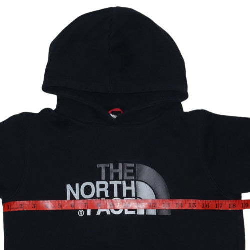 The North Face Boys Black XL Pullover Hoodie 100% Cotton Graphic Logo