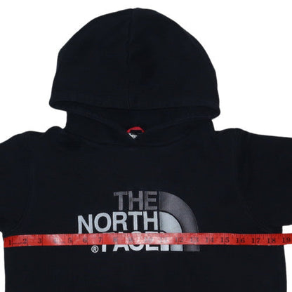 The North Face Boys Black XL Pullover Hoodie 100% Cotton Graphic Logo