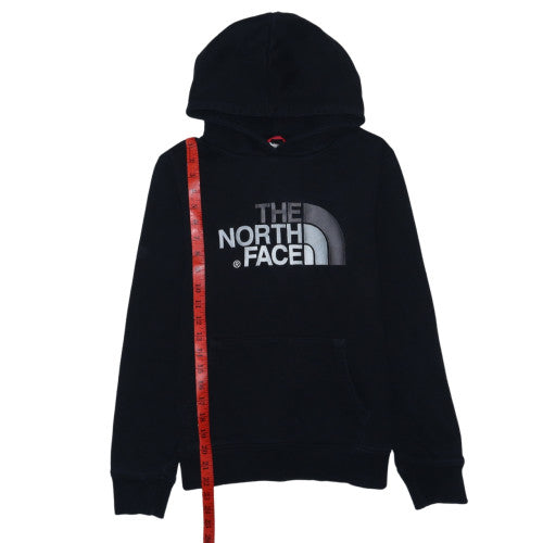 The North Face Boys Black XL Pullover Hoodie 100% Cotton Graphic Logo