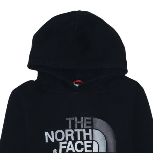 The North Face Boys Black XL Pullover Hoodie 100% Cotton Graphic Logo