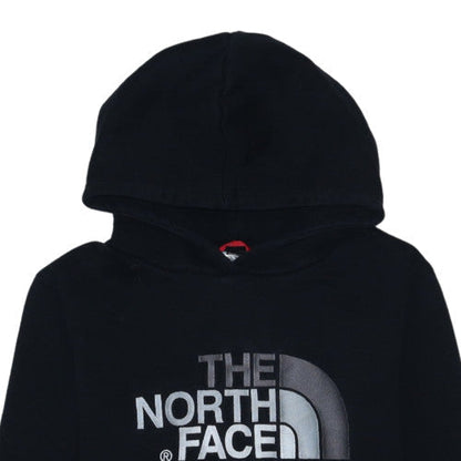 The North Face Boys Black XL Pullover Hoodie 100% Cotton Graphic Logo