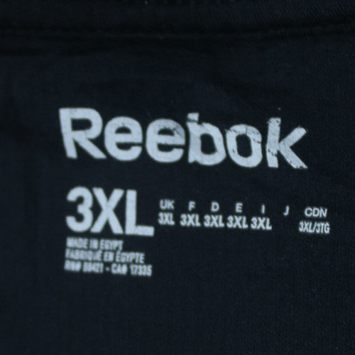 Reebok Mens Grey Colourblock 3XL Sports T-Shirt
