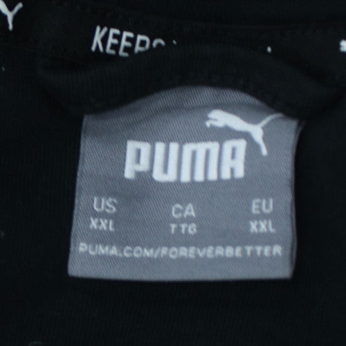 Puma Men's Black 2XL Full Zip Hoodie Sweatshirt