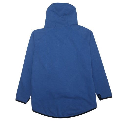 Nike Women Blue Full Zip Hoodie XL Cotton Blend Casual Sportswear