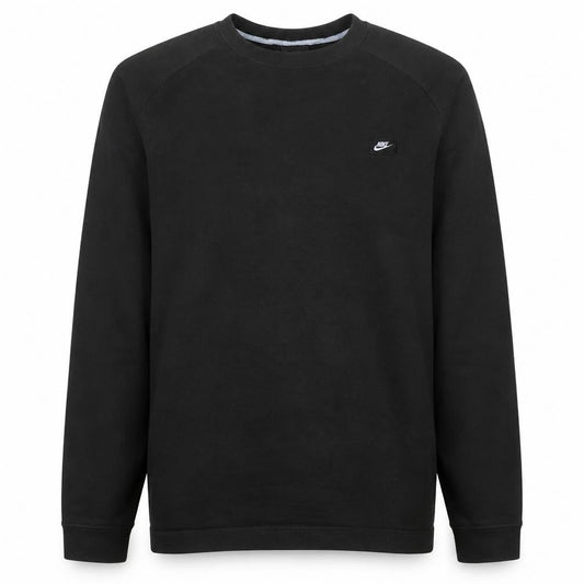 Nike Men's Black Crew Neck Pullover Sweatshirt L Regular Fit