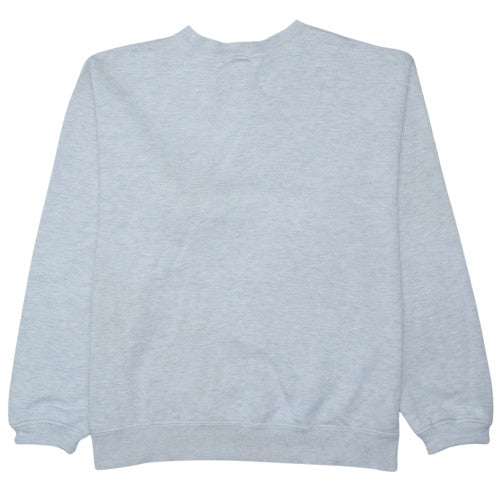 Timberland Men’s Grey Embroidered Pullover Sweatshirt L