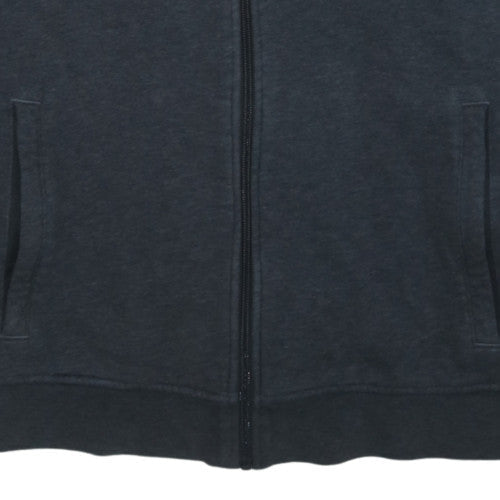 Lacoste Sport Men's Grey Full Zip Hoodie Size S Cotton Blend