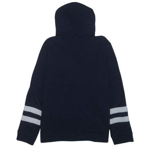 Nautica Womens Navy Pullover Hoodie XL Cotton Blend Casual