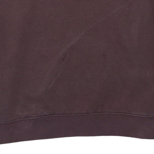 Champion Men's Brown Logo Pullover Sweatshirt Size L