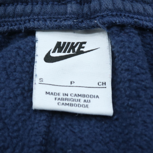 Nike Mens Blue Regular Fit Fleece Sweatpants S