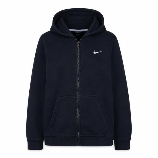 Nike Mens Blue Full Zip Hoodie Size M Fleece Sportswear
