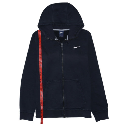 Nike Mens Blue Full Zip Hoodie Size M Fleece Sportswear