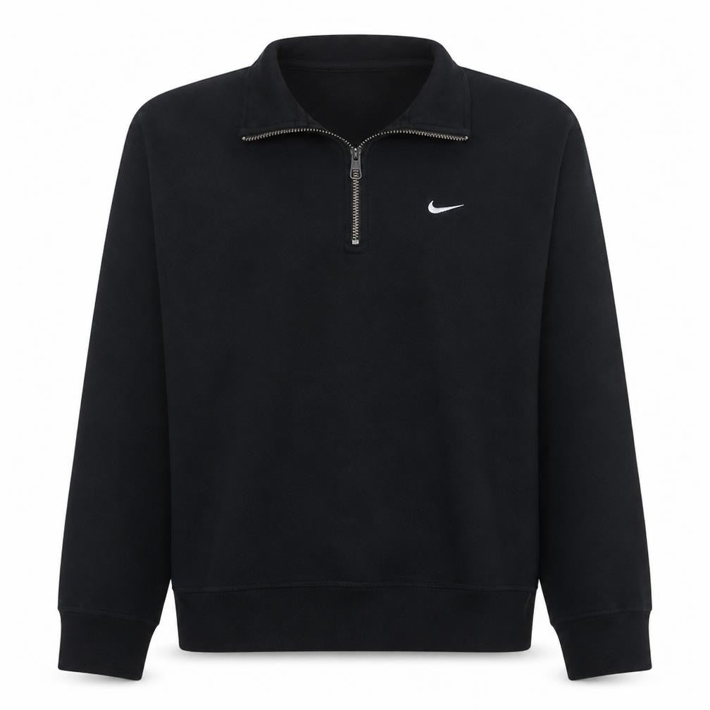 Nike Men's Black M 1/4 Zip Pullover Sweatshirt Fleece Top