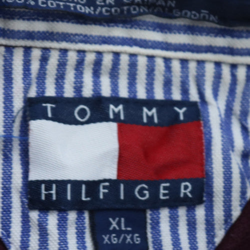 Tommy Hilfiger Men’s Red Cotton Polo Shirt XL Classic Fit